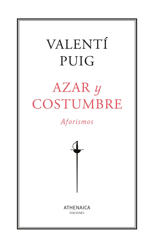 Portada de «Azar y costumbre», de Valentí Puig
