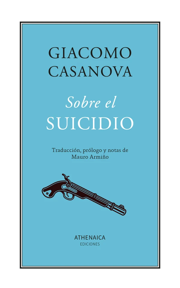 Portada de «Sobre el suicidio», de Giacomo Casanova
