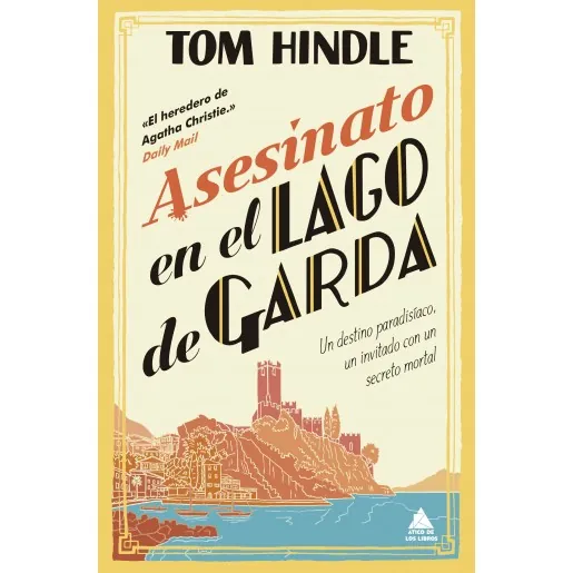 Portada de «Asesinato en el lago de Garda (ed. bolsillo)», de Tom Hindle