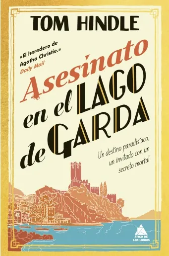 Portada de «Asesinato en el lago de Garda», de Tom Hindle