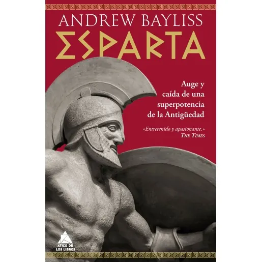 Portada de «Esparta», de Andrew Bayliss