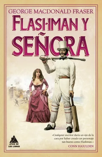 Portada de «Flashman y señora (Serie Flashamn 3)», de George MacDonald Fraser