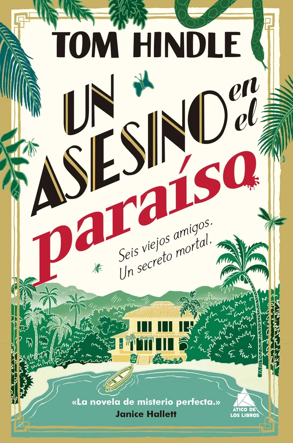 Portada de «Un asesino en el paraíso», de Tom Hindle