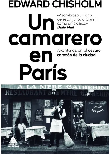Portada de «Un camarero en París», de Edward Chisholm