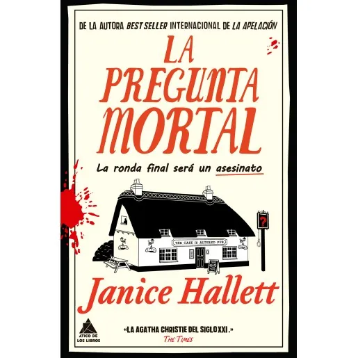 Portada de «Una pregunta mortal», de Janice Hallett