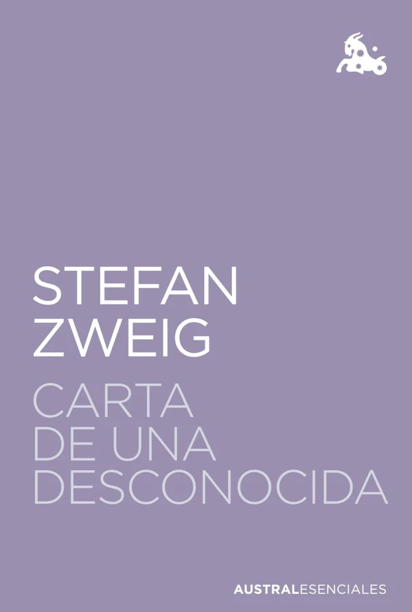 Portada de «Carta de una desconocida», de Stefan Zweig