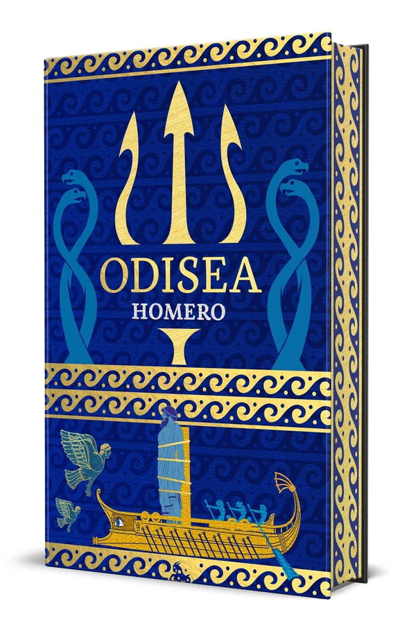 Portada de «Odisea. Edición limitada con cantos decorados», de Homero