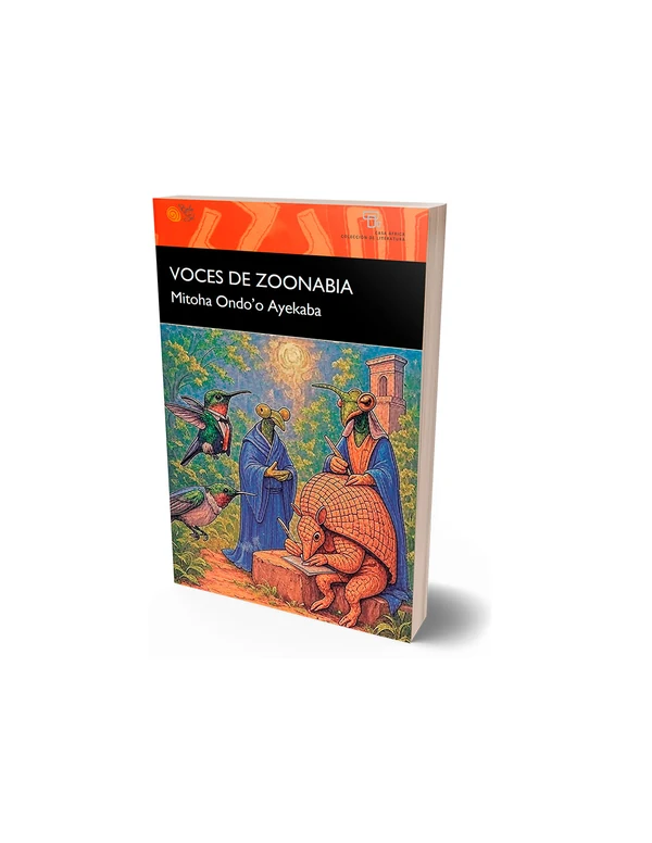 Portada de «Voces de Zoonabia», de Mitoha Ondo’o Ayekaba