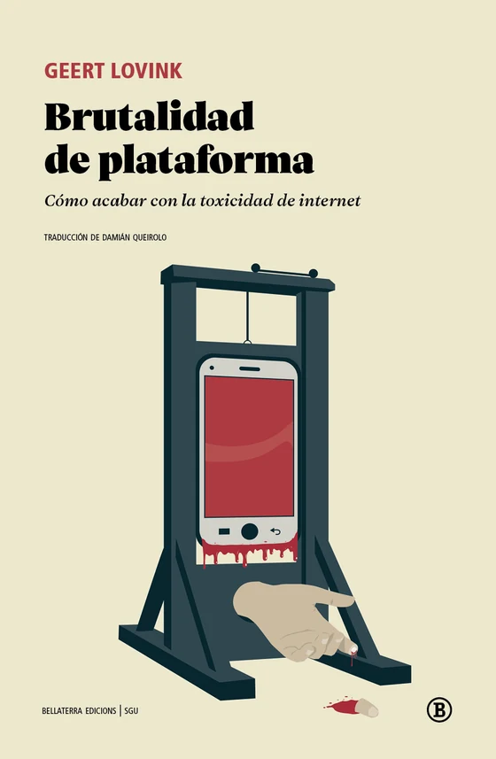Portada de «Brutalidad de plataforma», de Geert Lovink