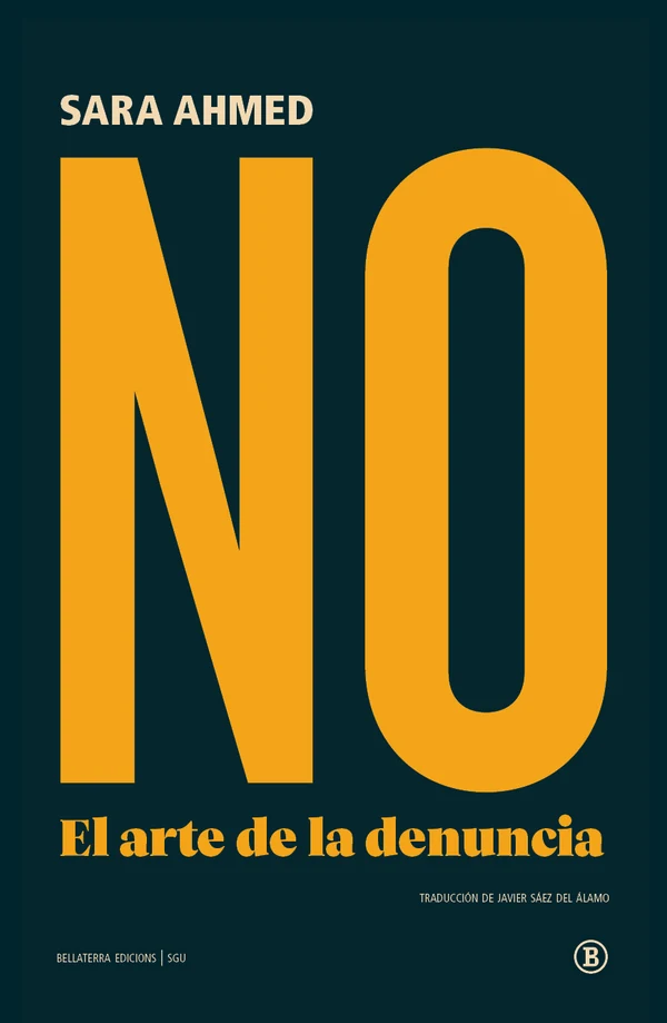 Portada de «No», de Sara Ahmed