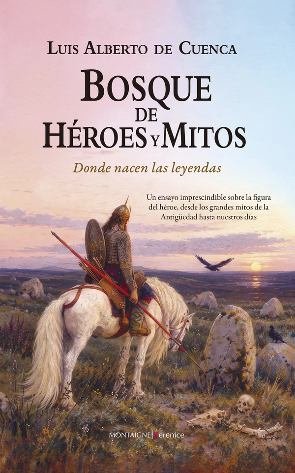 Portada de «Bosque de héroes y mitos», de Luis Alberto de Cuenca