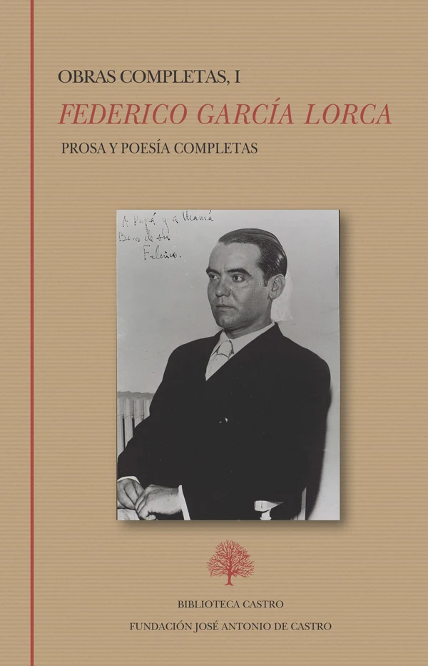 Portada de «Prosa y Poesía completas (2ª ed.)», de Federico García Lorca