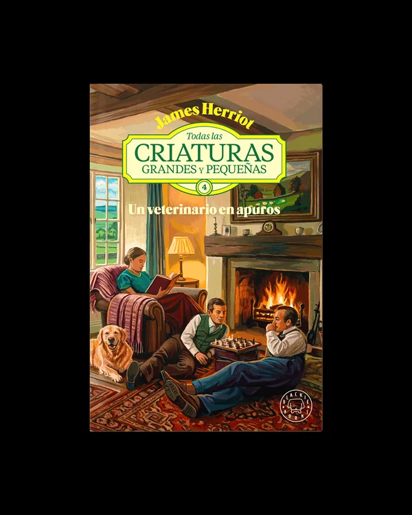 Portada de «Todas las criaturas grandes y pequeñas vol. 4: Un veterinario en apuros», de James Herriot