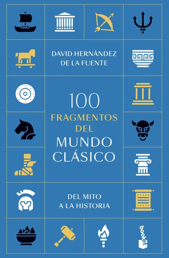 Portada de «100 fragmentos del mundo clásico», de David Hernández de la Fuente