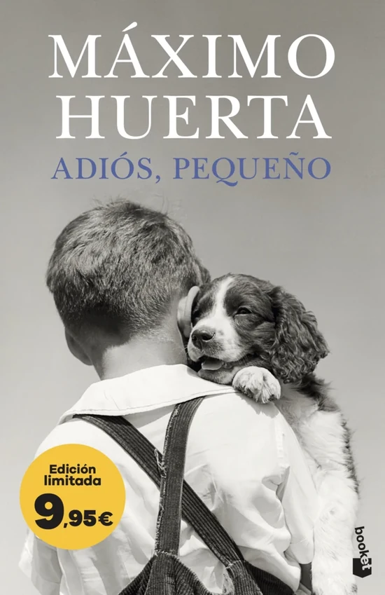 Portada de «Adiós, pequeño», de Máximo Huerta