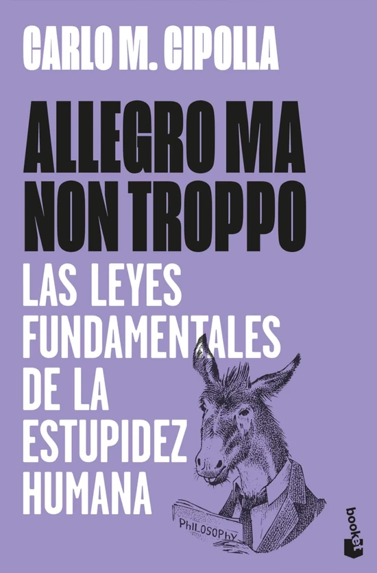 Portada de «Allegro ma non troppo», de Carlo M. Cipolla