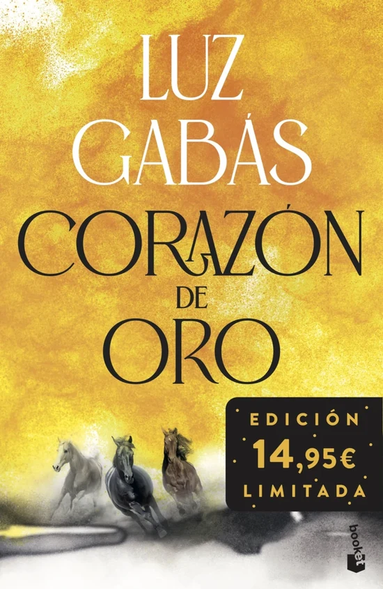 Portada de «Corazón de oro», de Luz Gabás