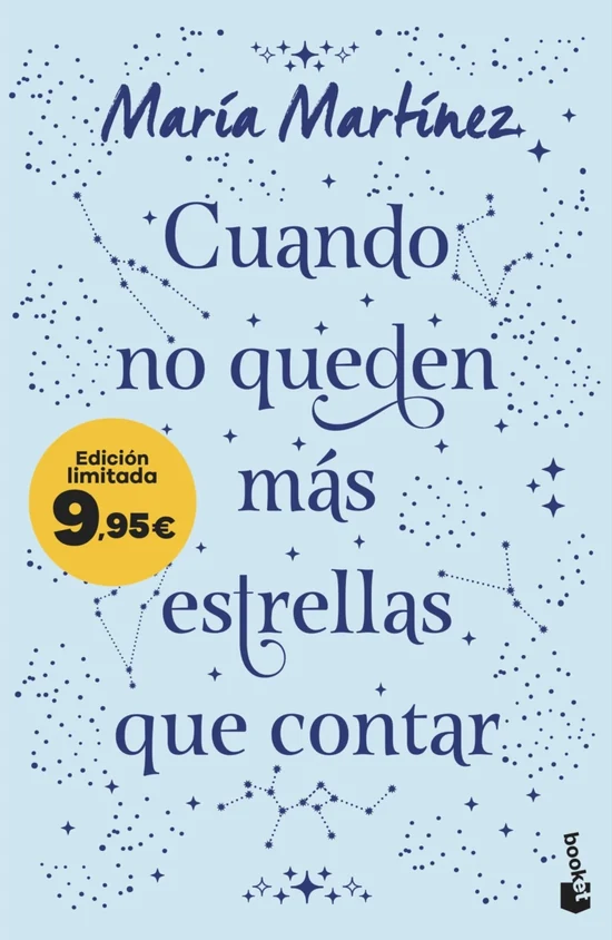 Portada de «Cuando no queden más estrellas que contar», de María Martínez