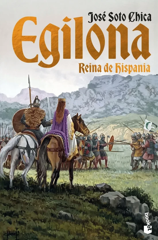 Portada de «Egilona, reina de Hispania», de José Soto Chica