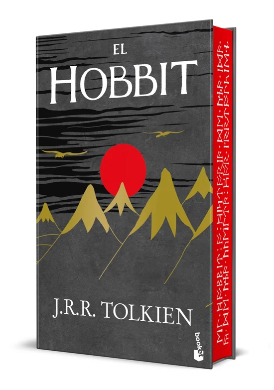 Portada de «El hobbit. Edición especial con cantos decorados», de J. R. R. Tolkien