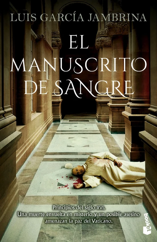 Portada de «El manuscrito de sangre», de Luis García Jambrina