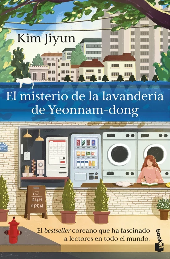 Portada de «El misterio de la lavandería de Yeonnam-dong», de Kim Jiyun