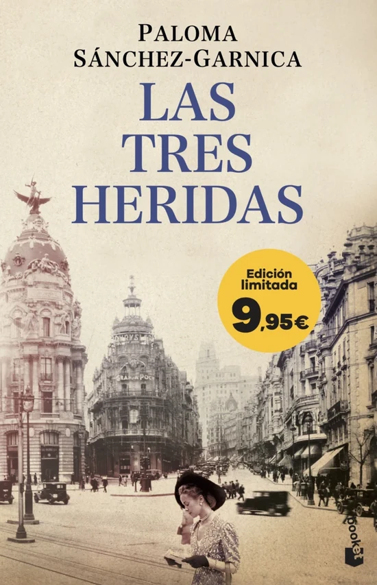 Portada de «Las tres heridas», de Paloma Sánchez-Garnica