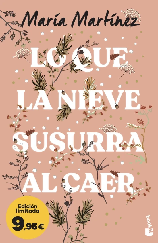 Portada de «Lo que la nieve susurra al caer», de María Martínez