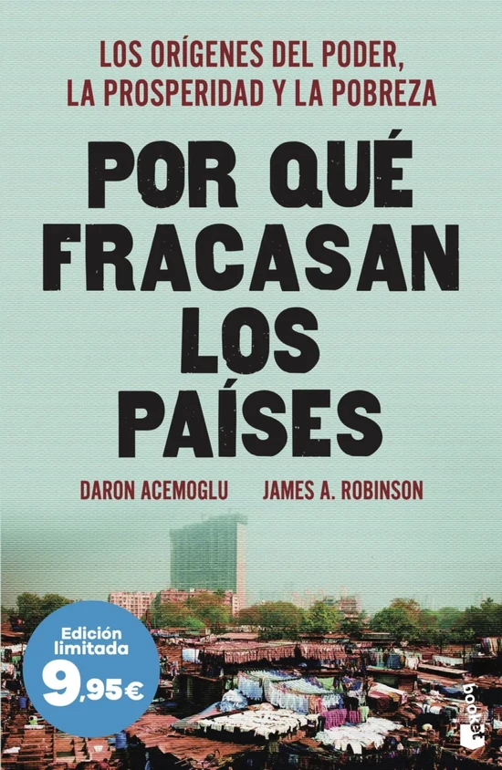 Portada de «Por qué fracasan los países», de Daron Acemoglu, James A. Robinson