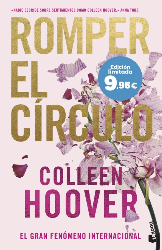 Portada de «Romper el círculo (It Ends with Us)», de Colleen Hoover