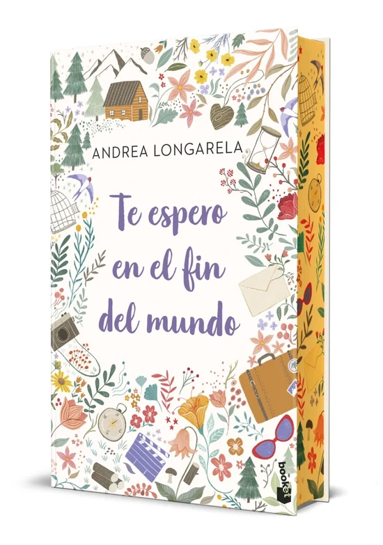Portada de «Te espero en el fin del mundo. Edición especial con cantos decorados», de Andrea Longarela