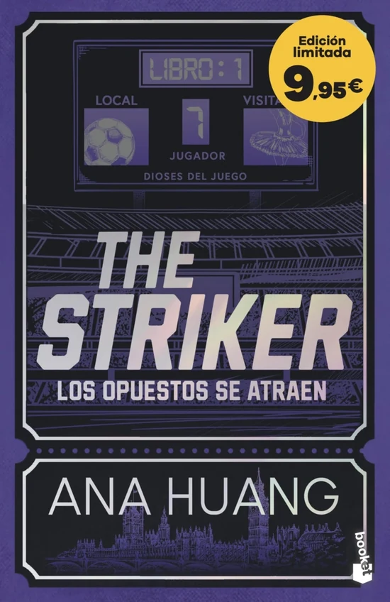 Portada de «The Striker (Dioses del juego, 1)», de Ana Huang