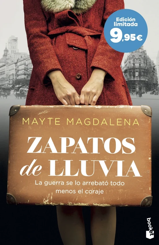 Portada de «Zapatos de lluvia», de Mayte Magdalena