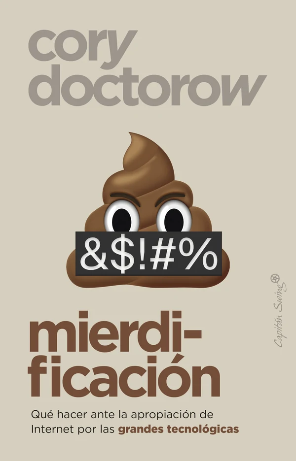 Portada de «Mierdificación», de Cory Doctorow