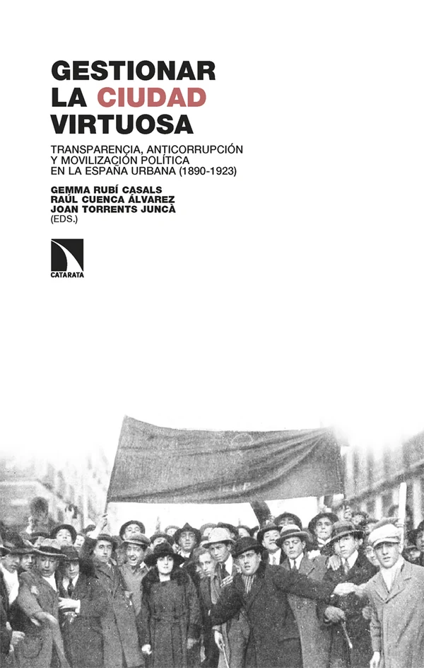 Portada de «Gestionar la ciudad virtuosa», de Gemma Rubí Casals, Raúl Cuenca Álvarez, Joan Torrents Juncà