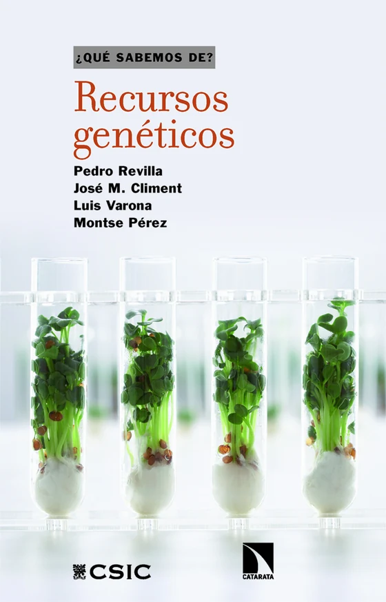Portada de «Recursos genéticos», de Pedro Revilla, Luis Varona, José M. Climent, Montse Pérez