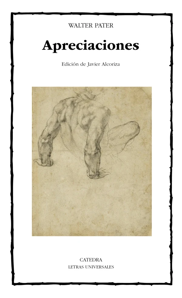 Portada de «Apreciaciones», de Walter Pater