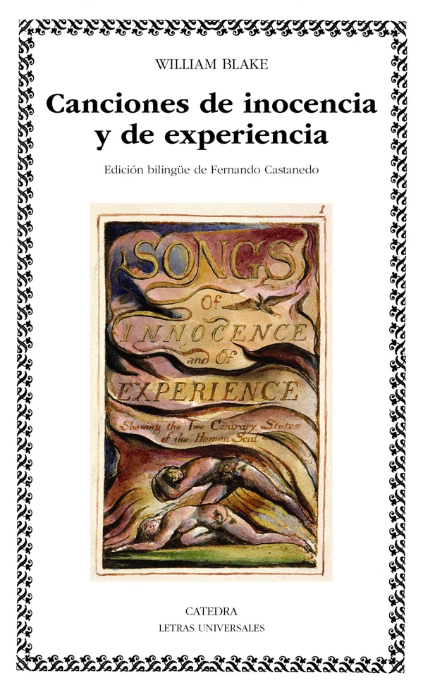 Portada de «Canciones de inocencia y de experiencia», de William Blake