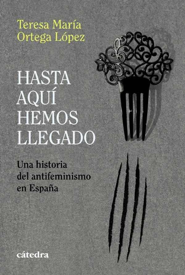 Portada de «Hasta aquí hemos llegado», de Teresa María Ortega López