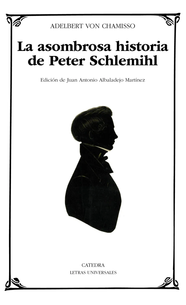 Portada de «La asombrosa historia de Peter Schlemihl», de Adelbert von Chamisso