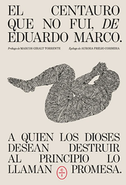 Portada de «El centauro que no fui», de Eduardo Marco