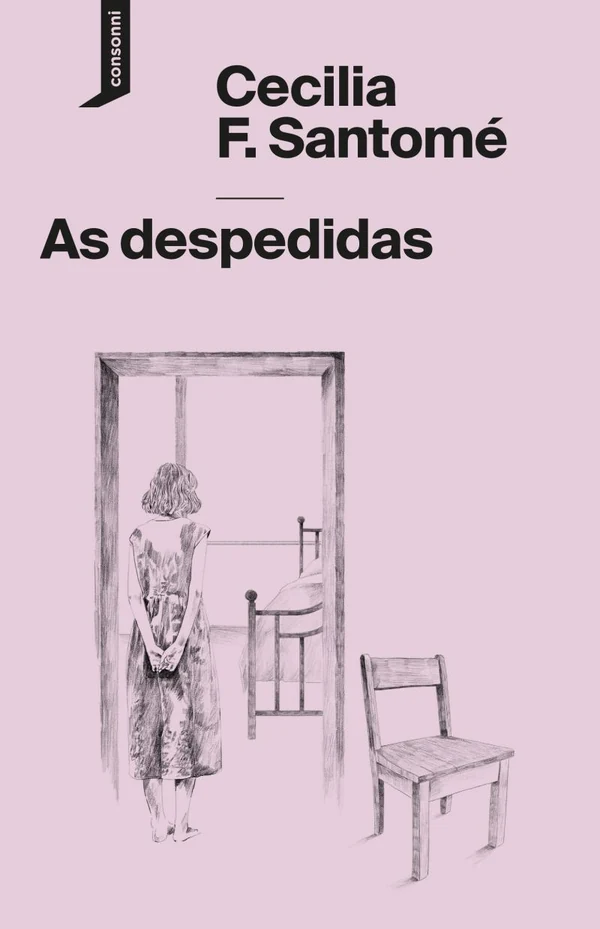 Portada de «As despedidas», de Cecilia F. Santomé