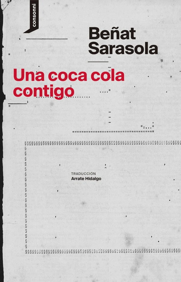 Portada de «Una coca cola contigo», de Beñat Sarasola