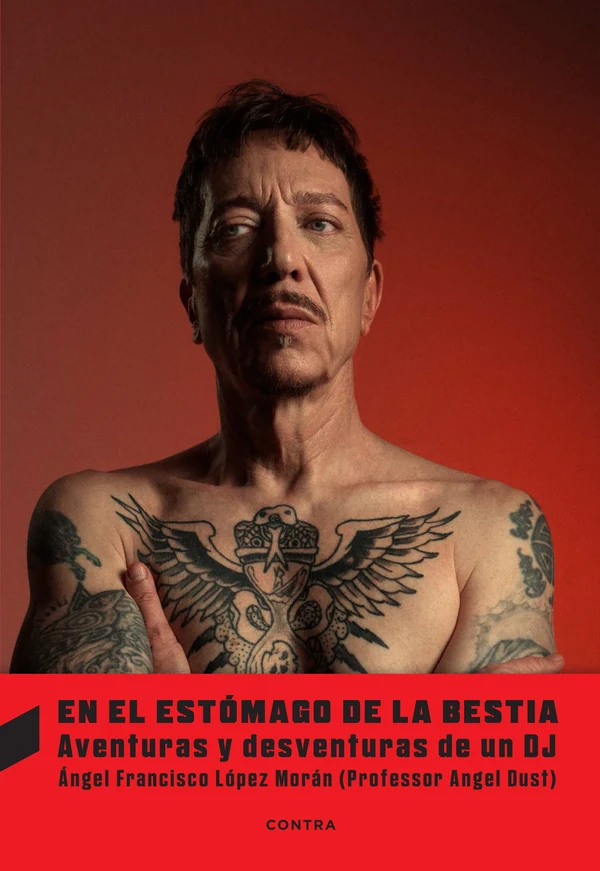 Portada de «En el estómago de la bestia», de Ángel Francisco López Morán (Professor Angel Dust)
