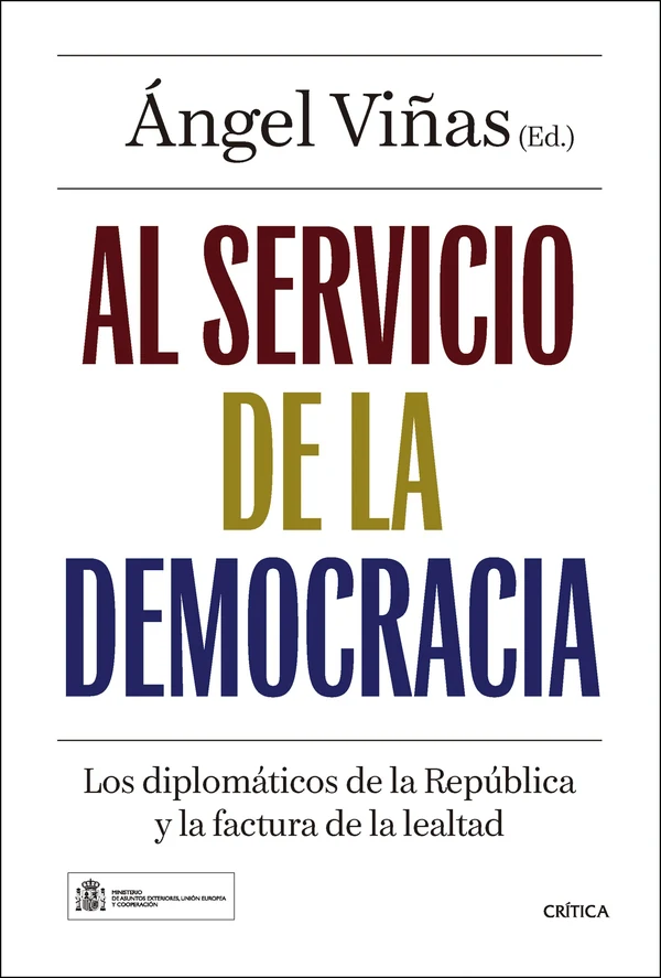 Portada de «Al servicio de la democracia», de Ángel Viñas