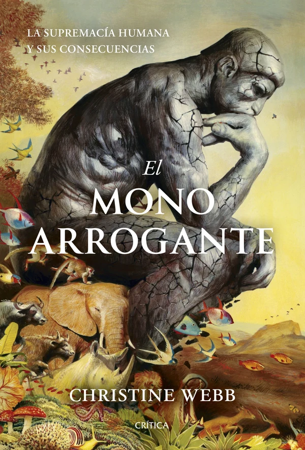 Portada de «El mono arrogante», de Christine Webb