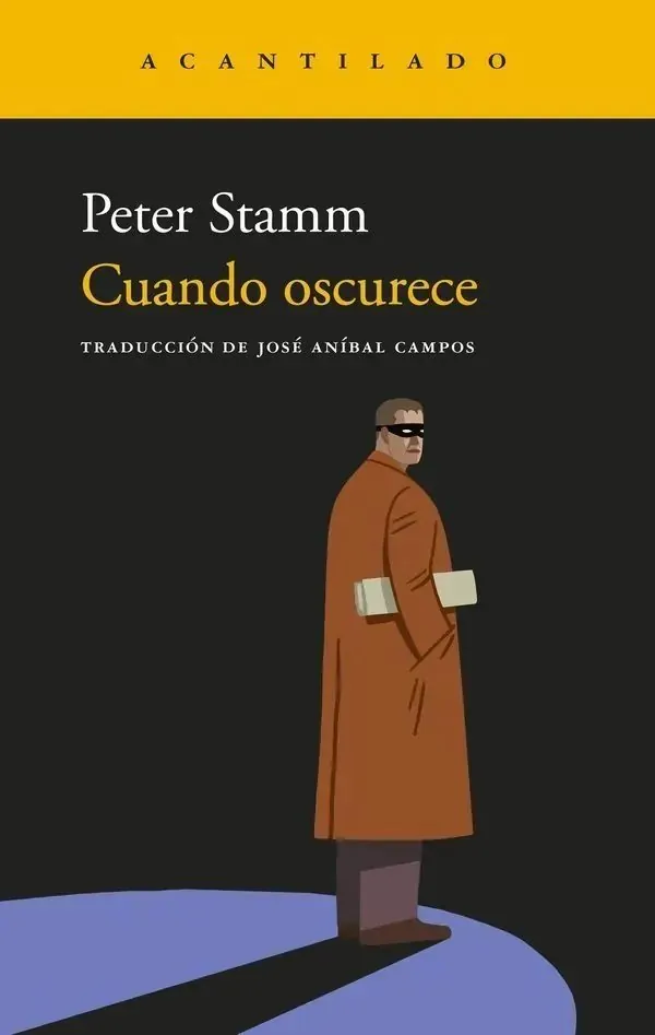 Portada de «Cuando oscurece», de Peter Stamm