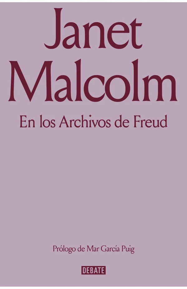 Portada de «En los archivos de Freud», de Janet Malcolm