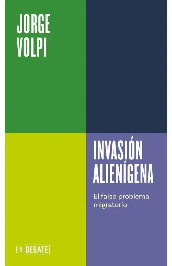 Portada de «Invasión alienígena», de Jorge Volpi