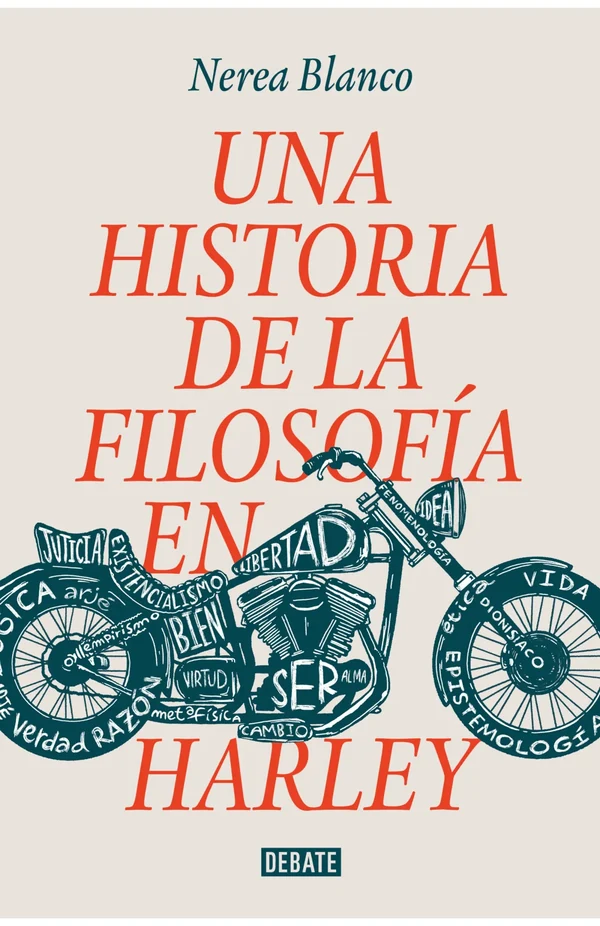 Portada de «Una historia de la filosofía en Harley», de Nerea Blanco